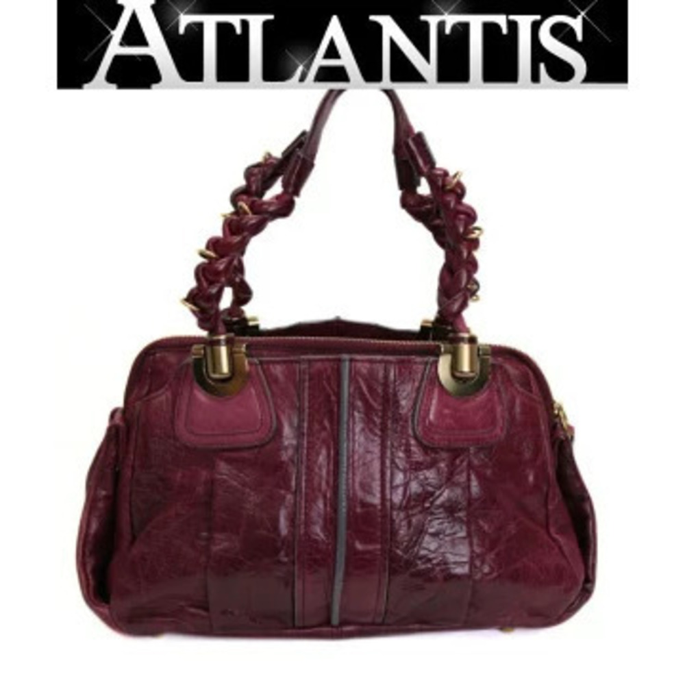 Chloe Eloise Handbag Leather Bordeaux Red
